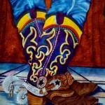 Chances Boots N Spurs - 20 x 24 in. Ltd edition prints available $50