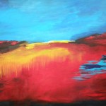 Red Dawn acrylic