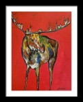 Moozie, acrylic